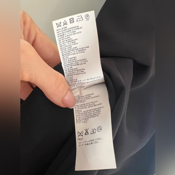 MM6 Maison Margiela black shift dress 44 6-8 M - Picture 12 of 15